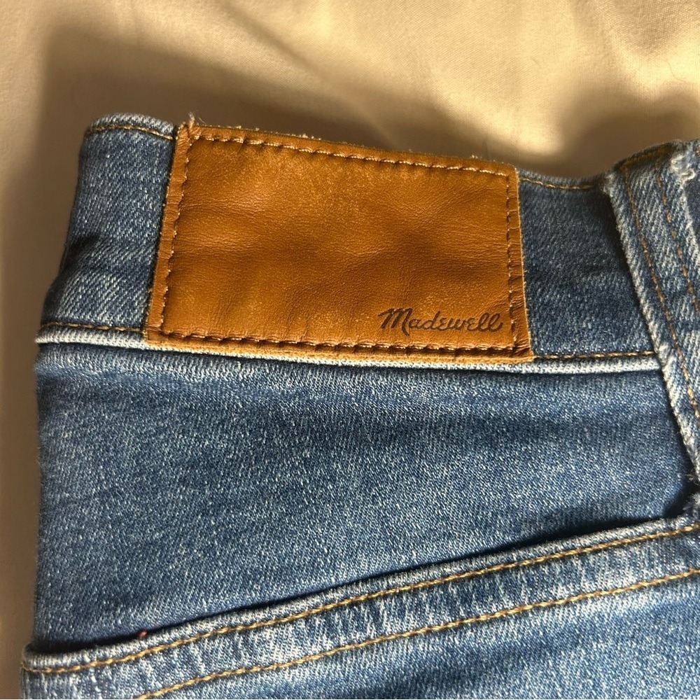 Madewell 9" Mid-Rise Skinny Jeans 24P Petite Blue Fair Trade Stretch Denim - Picture 7 of 13